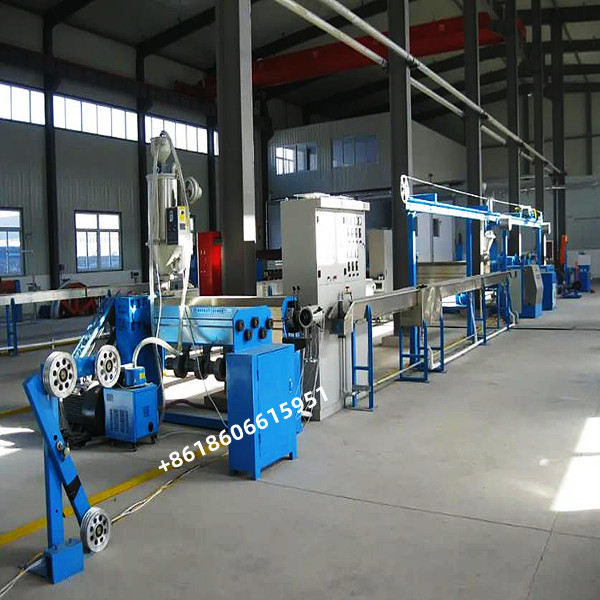 1000m/Min Line Speed Pvc Cable Extruder Machine For 1.5-16mm2 With Plc Control
