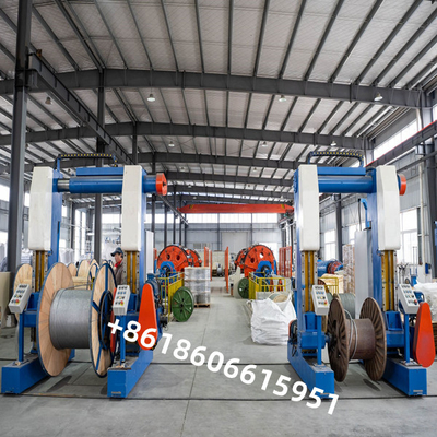 JLY1250/8 प्लैनेटरी स्ट्रैंडर और हाई स्ट्रेंथ स्टील रोप्स के लिए लाइन्स बिछाना