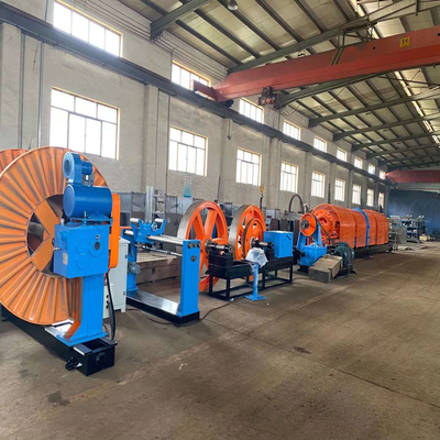 JC-630/1+8 तार रस्सी उद्योग में सुरक्षा ट्यूबलर स्ट्रैंडर मशीन
