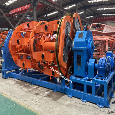 CLY-630/8 पेशेवर स्टील वायर रस्सी के लिए 100% बैकविस्ट के साथ क्लोजर मशीन