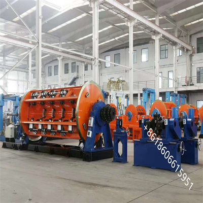 500/61 बॉबिन के साथ कठोर फ्रेम स्ट्रैंडर बनाने वाली इलेक्ट्रिक वायर केबल