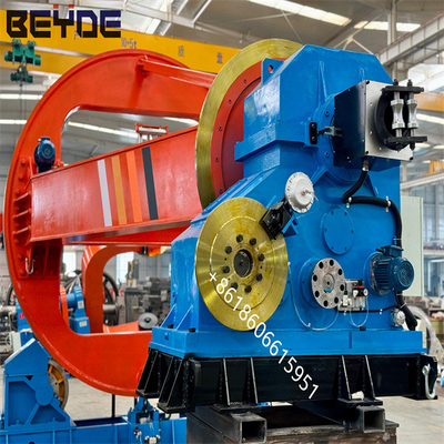 JPD-3150 स्ट्रैंडिंग और बख्तरबंद स्प्लिट कंडक्टर के लिए ड्रम ट्विस्टर मशीन
