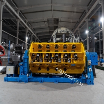 12+18+24 रिजिड फ्रेम टाइप आर्मरिंग मशीन इलेक्ट्रोमैग्नेटिक टेंशन ऑनलाइन सेट एल्यूमीनियम सेक्टर या राउंड कंडक्टर