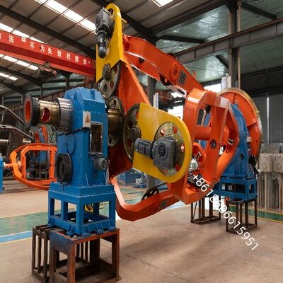 कोर पावर केबल बिछाने वाली मशीन पूर्व-सेटिंग के लिए एचएमआई+पीएलसी नियंत्रण प्रणाली से सुसज्जित है