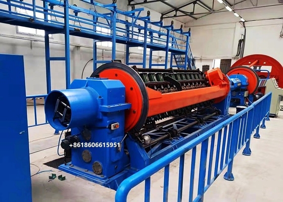 आर्मरिंग केबल के लिए 380V ड्रम ट्विस्टर मशीन बिछाना